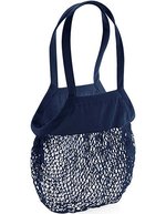 Westford Mill Bio-Baumwoll-Einkaufsnetz mit 10 Litern – Navy
