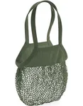 Westford Mill Bio-Baumwoll-Einkaufsnetz mit 10 Litern, Airforce Blue 38 x 41 cm, WM150 – Olive Green