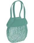 Westford Mill Bio-Baumwoll-Einkaufsnetz mit 10 Litern, Airforce Blue 38 x 41 cm, WM150 – Sage Green