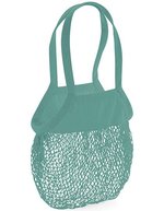Westford Mill Bio-Baumwoll-Einkaufsnetz mit 10 Litern, Natural 38 x 41 cm, WM150 – Sage Green