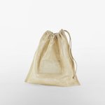 Westford Mill Bio-Baumwoll-Mesh-Sack, Natural XS (17 x 17 cm), WM155 – Bild 1