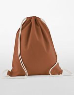 Westford Mill Bio-Baumwoll Gymsac von Westford Mill, Natural 37 x 46 cm, WM160 – Terracotta