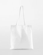 Westford Mill Bio-Baumwoll Tasche für die Ewigkeit, Natural 38 x 42 cm, WM161 – Blanc