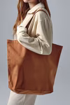 Westford Mill Organic Cotton Maxi Bag for Life, Natural 35 x 39 x 13.5 cm, WM165 – image 2