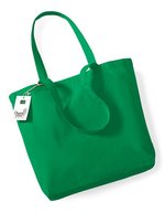 Westford Mill Bio-Baumwoll Shopper 32x35 cm – Kelly Green
