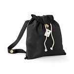 Westford Mill Bio-Baumwoll Rucksack mit Kordelzug, Natural 37 x 41 cm, WM185 – Bild 3