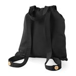 Westford Mill Bio-Baumwoll Rucksack mit Kordelzug, Natural 37 x 41 cm, WM185 – Bild 4