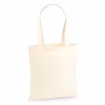Westford Mill Baumwolltasche 38x42 cm, 10 Liter, Natural 38 x 42 cm, WM201 – immagine 3