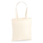 Westford Mill Baumwolltasche 38x42 cm, 10 Liter, Natural 38 x 42 cm, WM201 – Bild 3