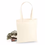 Westford Mill Baumwolltasche 38x42 cm, 10 Liter, Natural 38 x 42 cm, WM201 – immagine 4