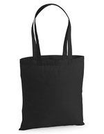 Baumwolltasche 38x42 cm, 10 Liter – Black