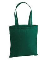 Baumwolltasche 38x42 cm, 10 Liter – Bottle Green