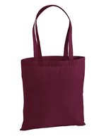 Baumwolltasche 38x42 cm, 10 Liter – Burgundy