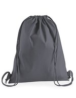 Westford Mill Baumwoll Gymsac mit Kordelzugverschluss – Graphite Grey