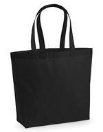 Westford Mill Baumwoll-Maxi-Tasche 18 Liter, schwarz – Black
