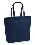 Westford Mill Baumwoll-Maxi-Tasche 18 Liter, schwarz – French Navy