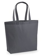 Westford Mill Baumwoll-Maxi-Tasche 18 Liter, schwarz – Graphite Grey