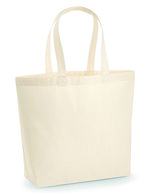 Westford Mill Baumwoll-Maxi-Tasche 18 Liter, schwarz – Natural