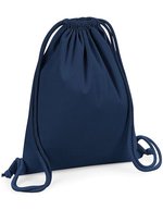 Westford Mill Bio-Baumwoll Gymsac mit Kordelzug – French Navy