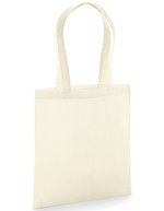 Westford Mill Bio-Baumwolltasche mit Druckoberfläche – Natural