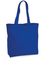 Westford Mill Bio-Baumwoll Maxi Tasche 18 Liter, Natural 35 x 39 x 13.5 cm, WM265 – Vif Royal