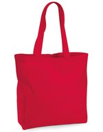 Westford Mill Bio-Baumwoll Maxi Tasche 18 Liter, Natural 35 x 39 x 13.5 cm, WM265 – Classique Rouge
