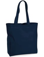 Westford Mill Bio-Baumwoll Maxi Tasche 18 Liter, Natural 35 x 39 x 13.5 cm, WM265 – Marine francais