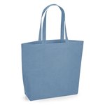 Westford Mill Bio-Baumwolltasche mit natürlicher Färbung, Indigo Blue 35 x 39 x 13.5 cm, WM285 – Bild 3