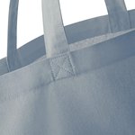 Westford Mill Bio-Baumwolltasche mit natürlicher Färbung, Indigo Blue 35 x 39 x 13.5 cm, WM285 – Bild 4