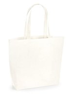 Westford Mill Bio-Baumwolltasche mit natürlicher Färbung – Sea Salt