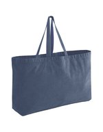 Garment Dyed Oversized Tote Bag – Vintage Jeans