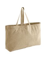 Garment Dyed Oversized Tote Bag – Vintage Sabbia