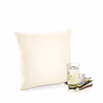Westford Mill Fairtrade Federa in Cotone con Zip, Natural 40 x 40 cm, WM350 – immagine 3