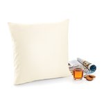 Westford Mill Fairtrade Baumwoll-Kissenbezug mit Reißverschluss, Natural 40 x 40 cm, WM350 – Bild 4