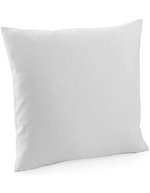 Westford Mill Fairtrade Baumwoll-Kissenbezug mit Reißverschluss – Light Grey