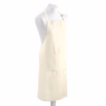 Westford Mill Fairtrade Cotton Bib Apron with Pocket, Natural 70 x 93 cm, WM364 – image 3