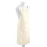 Westford Mill Fairtrade Baumwoll-Bib Apron with Pocket, Natural 70 x 93 cm, WM364 – Bild 3