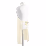 Westford Mill Fairtrade Cotton Bib Apron with Pocket, Natural 70 x 93 cm, WM364 – image 4