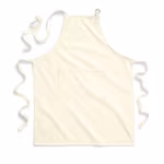 Westford Mill Fairtrade Cotton Bib Apron with Pocket, Natural 70 x 93 cm, WM364 – image 5