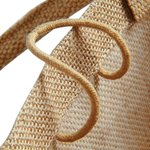 Westford Mill Jute Midi Shopper mit Baumwollgriffen, Natural 30 x 30 x 19 cm, WM413 – Bild 4