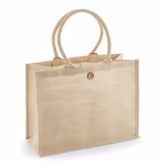 Westford Mill Shopper juta-Cotone con manici, Natural 42 x 33 x 19 cm, WM447 – immagine 3