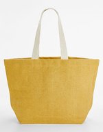Westford Mill Weiche Jute Strandtasche, gewaschen – Saffron