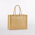 Westford Mill Natural Jute Classic Shopper, Natural/Black 42 x 33 x 19 cm, WM470 – image 3