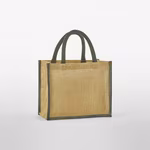 Westford Mill Midi Sac en Jute Naturel, Natural/Black 30 x 30 x 19 cm, WM473 – image 3