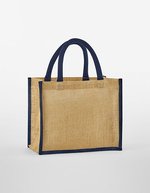 Westford Mill Natürliche Jute Midi Tasche – Natural/Navy