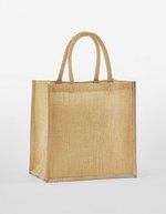 Westford Mill Mini-Geschenktasche aus Jute, starr – Natural/Natural