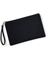 Westford Mill Canvas Armbandtasche mit Reißverschluss – Black/Black