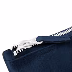 Westford Mill Canvas Accessory Pouch with Metal Zip, Black XS (12 x 8.5 cm), WM530 – image 5