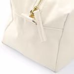 Westford Mill Cotton Wash Bag with Zip S/L, Natural L (21 x 11 x 11 cm), WM552 – image 4
