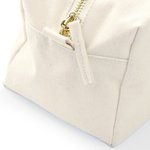 Westford Mill Baumwoll-Kulturtasche con cerniera S/L, Natural S (17 x 9 x 7 cm), WM552 – Bild 4